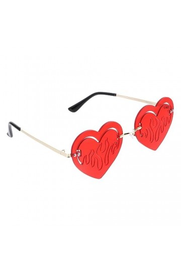 SOIMISS 1 Paire Lunettes Coeur Lunettes De Soleil Cyclisme Habiller Des Lunettes Soirée Piscine Lunettes De Fête De Nouveauté