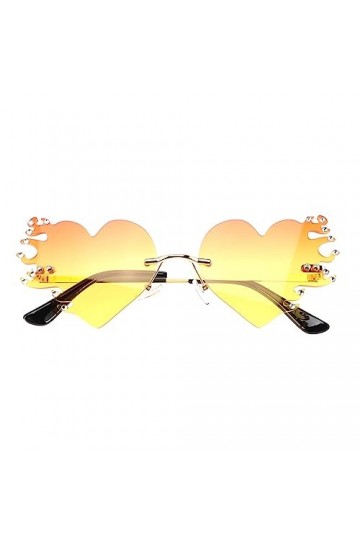 GALPADA Lunettes De Soleil Flamme Lunettes De Soleil Femme Lunettes De Fête Lunettes Drôles Lunettes De Cosplay Lunettes Vint