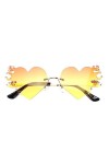 GALPADA Lunettes De Soleil Flamme Lunettes De Soleil Femme Lunettes De Fête Lunettes Drôles Lunettes De Cosplay Lunettes Vint