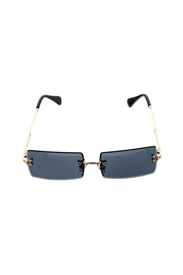 SOIMISS 2 Paires Lunettes De Soleil Carrées Des Lunettes De Soleil Lunettes De Soleil à Grande Monture Lunettes De Soleil Cyc