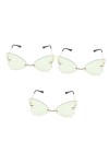 jojofuny 3 Pièces Lunettes De Soleil Sans Monture Lunettes Deguisement Lunettes Femme Lunettes De Déguisement Espejuelos Para