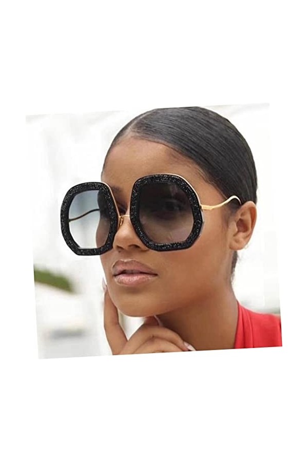 Toddmomy Lunettes De Soleil En Diamant Des Lunettes De Soleil Lunettes De Mode Pour Femmes Lunettes Dété Lunettes De Fête Ha