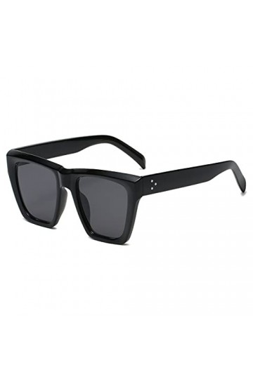 LUOXUEFEI De Soleil Lunettes Lunettes De Soleil Femme Lunettes De Vue&nbsp;&nbsp;&nbsp;Carrées Surdimensionnées Homme Shades Black