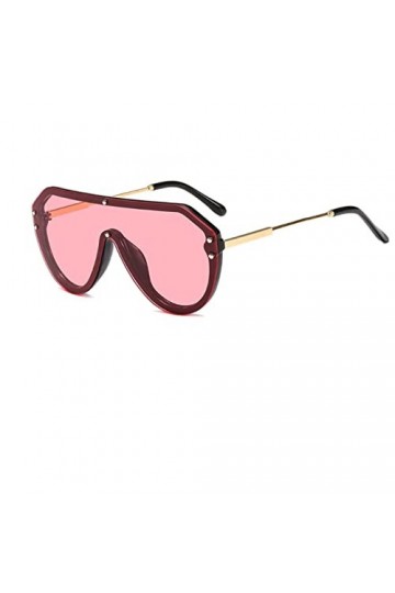 SARGE 2019 Lunettes de Soleil Pilote surdimensionnées Femmes Miroir Mode Marque Bouclier Femmes’s Lunettes de Soleil Lunettes