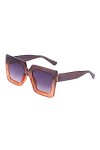 SHANGYUN Lunettes de Soleil dextérieur Mode Lunettes de Soleil carrées Femmes Lunettes de Soleil Dames UV400 Rose