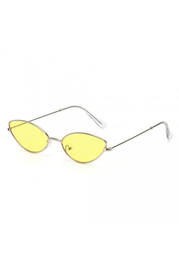 1PC Unisexe Petites Lunettes De Soleil Rétro Tendance Coloré Cadre En Métal Lentille Claire Lunettes De Soleil Vintage Steamp