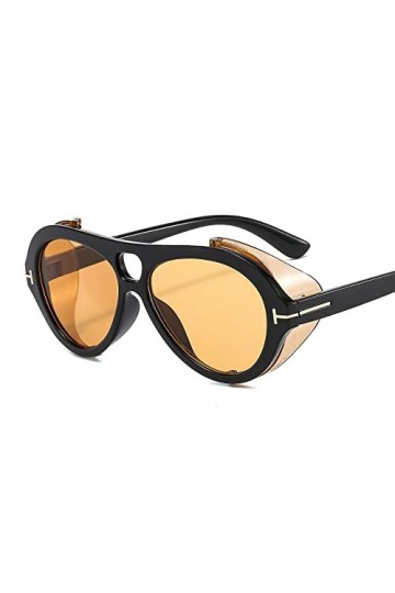 Lunettes De Soleil Rétro De Style Steampunk, Lunettes De Soleil à Monture Ronde pour Hommes Et Femmes, Protection UV400, Lune