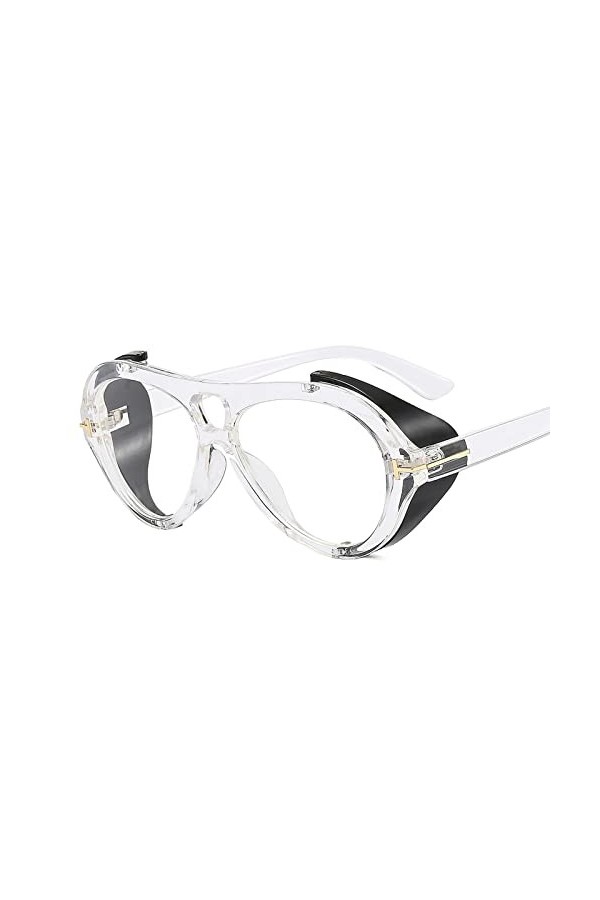 Lunettes De Soleil Rétro De Style Steampunk, Lunettes De Soleil à Monture Ronde pour Hommes Et Femmes, Protection UV400, Lune
