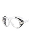 Lunettes De Soleil Rétro De Style Steampunk, Lunettes De Soleil à Monture Ronde pour Hommes Et Femmes, Protection UV400, Lune