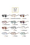 Lunettes De Soleil Fashion à Petite Monture pour Hommes Et Femmes, Lunettes De Soleil Rétro Steampunk, Lunettes Rondes pour L