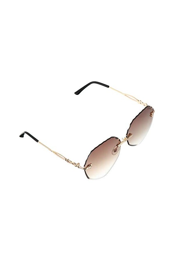 ifundom 1 Paire Des Lunettes De Soleil Lunettes Vintage Lunettes Aux Teintes Irrégulières Lunettes De Soleil Tendance Pour Fe