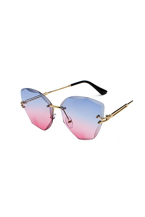 LUOXUEFEI De Soleil Lunettes Lunettes De&nbsp;Soleil Sans Monture Femmes Sun Lentilles Claires&nbsp;&nbsp;&nbsp;Lunettes