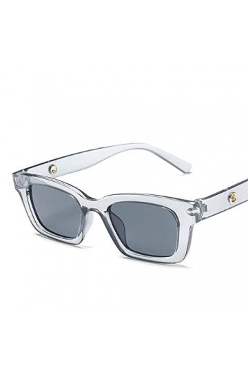 ZENYS Mode Carré Vintage Hommes Et Femmes Lunettes De Soleil Vacances en Plein Air Plage Photo Lunettes De Soleil Color : E,