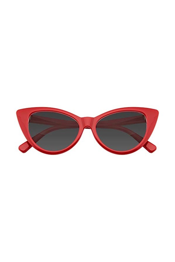 Emblem Eyewear - Mode Féminine Astuce Vintage Fait Cat Eye Lunettes De Soleil Noir 