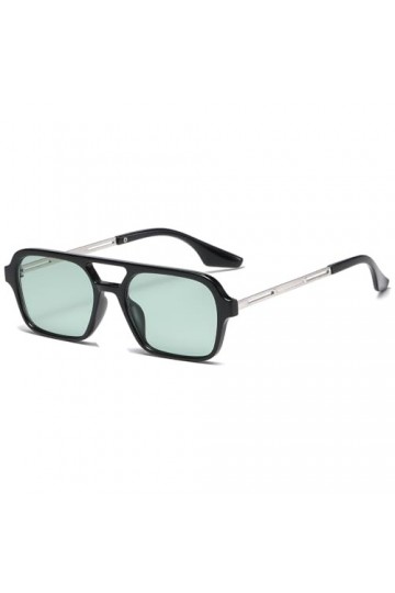 JCTAIFOO Lunettes de soleil aviateur plates carrées vintage des années 70 pour hommes et femmes tendance rétro rectangle peti