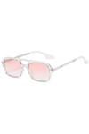 JCTAIFOO Lunettes de soleil aviateur plates carrées vintage des années 70 pour hommes et femmes tendance rétro rectangle peti