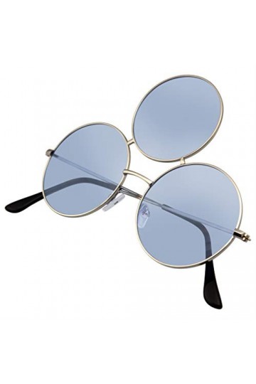Emblem Eyewear - Lunettes de Soleil Third Eye Lunettes de Soleil Cercle Tripler Rond Bleu 