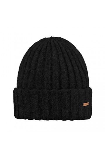Barts Bayne Beanie Bonnet, Black, UNI Femme