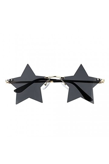 NUOBESTY 1 Paire Lunettes De Soleil De Fête Des Lunettes De Soleil Lunettes En Forme Détoile Lunettes De Soleil Étoiles Pour