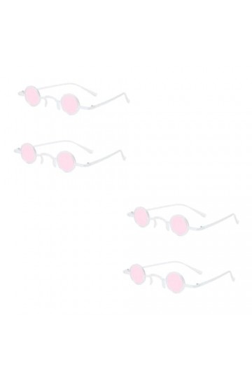 BESTonZON 4 Paires Accessoires De Bal Lunettes De Soleil Lunettes De Soleil Rondes De Bal Lunettes De Soleil Néon Lunettes De