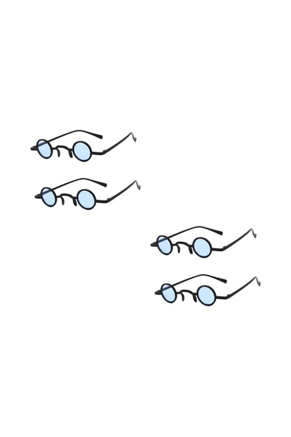 BESTonZON 4 Paires De Lunettes De Soleil Lunettes De Soleil Rondes De Bal Accessoires De Bal Lunettes De Soleil Photo Lunette