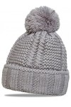 Caspar MU127 Bonnet doublé avec pompon pour femme, Couleur:curry, Taille:Taille unique