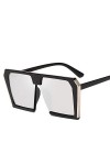 YUANCHENG Tendance Grande boîte Lunettes de Soleil carrées Femmes rétro Lunettes de Soleil Femmes Lunettes de Soleil Femme mâ
