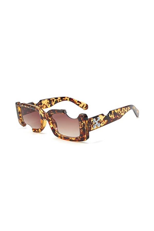 JIJIBA Cool Small Square Lunettes de Soleil Femmes Hommes Tendance Rétro Petit Rectangle Lunettes de Soleil Candy Couleurs Dé