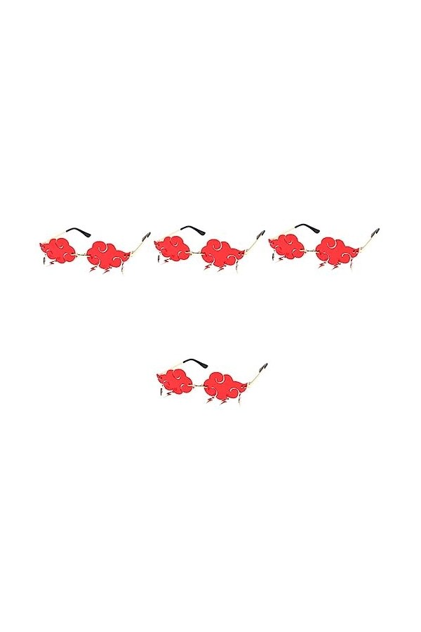 SOIMISS 2 Pièces Pas De Lunettes De Soleil Lunettes De Soleil Femme Lunettes De Fête Drôles Lunettes à Pampilles Nuage Fourni