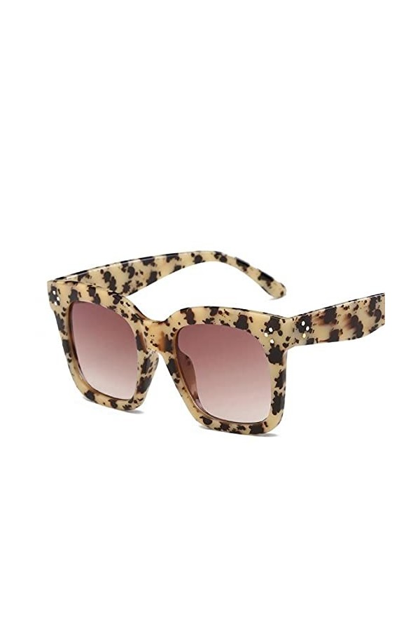 LUOXUEFEI De Soleil Lunettes Lunettes De Soleil Carrées Surdimensionnées Femme Femme Conduite Lunettes De Soleil Femme