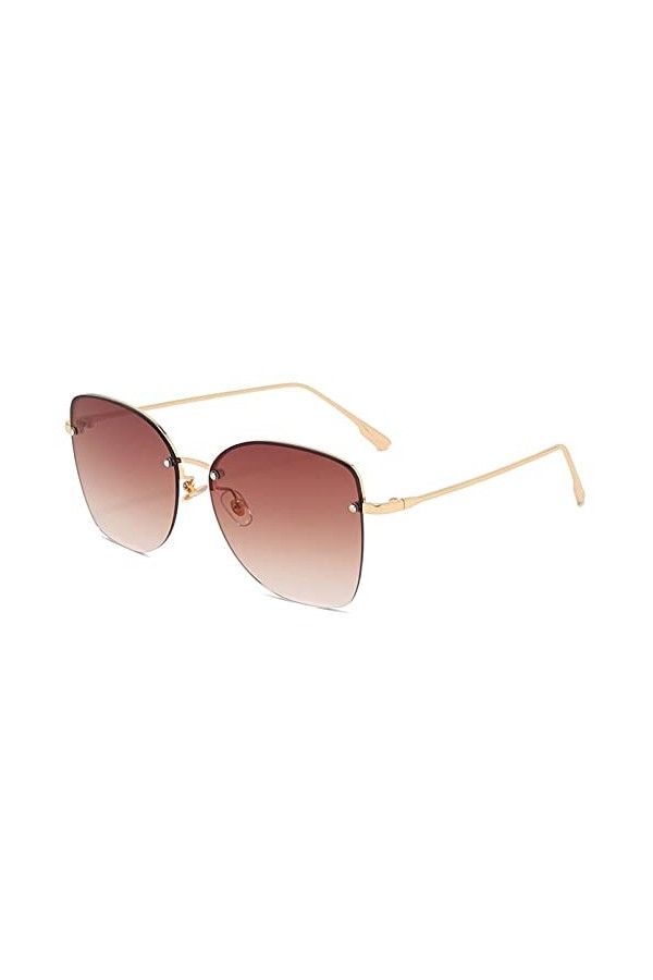 LUOXUEFEI De Soleil Lunettes Lunettes De Soleil Sans Monture Hommes Femmes Lunettes De Soleil Carrées Ombre Lunettes Pour Fem