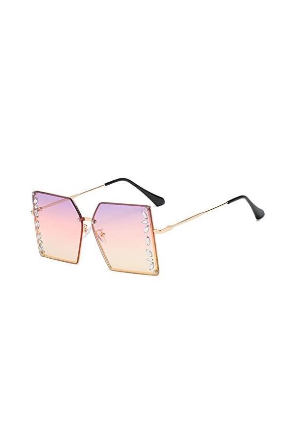 LUOXUEFEI De Soleil Lunettes Lunettes De Soleil Carrées Femmes Lunettes De Soleil Surdimensionnées Hommes Shades Eyewear