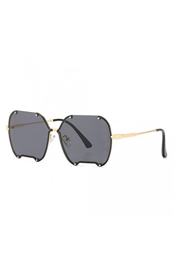 LUOXUEFEI De Soleil Lunettes Lunettes De Soleil Irrégulières Femmes Hommes Lunettes De Soleil Shades Lunettes Sans Cadre