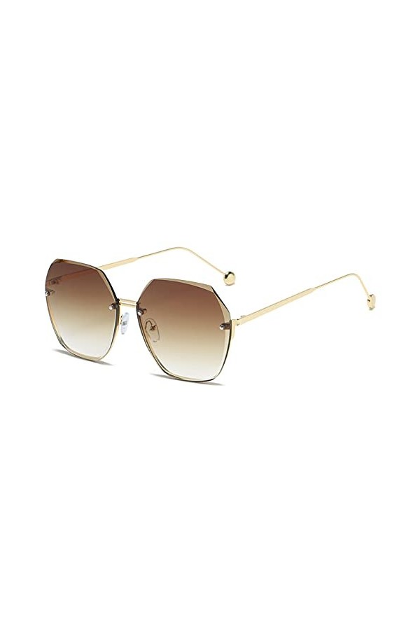 LUOXUEFEI De Soleil Lunettes Lunettes De Soleil Sans Monture Femmes Nuances Lunettes De Soleil Claires Lunettes Pour Femmes