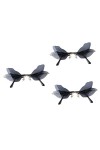 ERINGOGO 3 Pièces Des Lunettes De Soleil Lunettes De Soleil Aile Lunettes De Nouveauté Lunettes Libellule Lunettes De Fées Lu