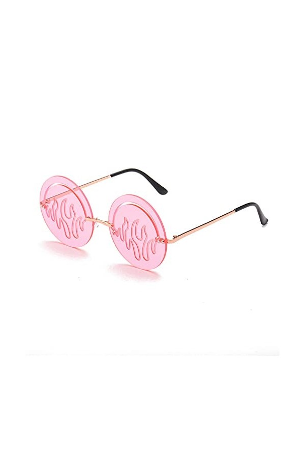 LUOXUEFEI De Soleil Lunettes Lunettes De Soleil Rondes Sans Monture Hommes Lunettes De Soleil Pour Femmes Lunettes Sans Cadre