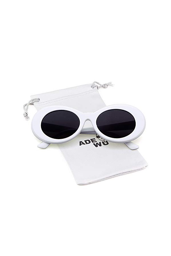ADEWU Clout Goggles, Lunettes de Soleil Ovales