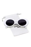 ADEWU Clout Goggles, Lunettes de Soleil Ovales