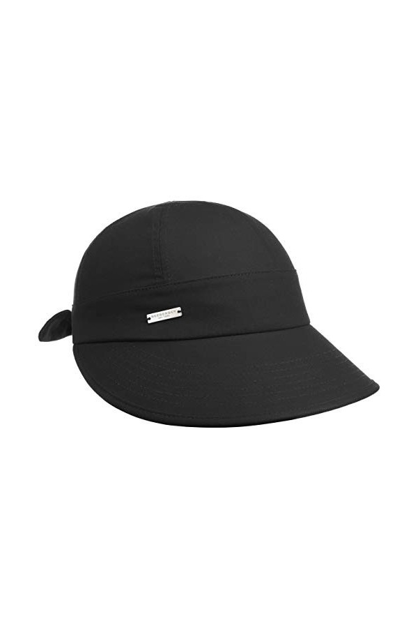 Casquette Sunshine Seeberger Casquette pour Femme Casquette avec Etiquette Taille Unique - Noir 