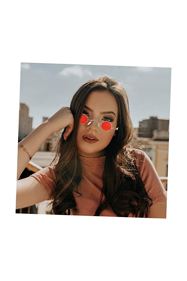 Abaodam 4 Paires Lunettes De Soleil Punk Lunettes De Soleil Hip-hop Lunettes De Soleil Femmes Monture De Lunettes De Déguisem