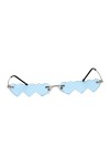 Kisangel 1 Pc Lunettes De Soleil Coeur Lunettes De Soleil Bijoux Femme Petites Lunettes De Soleil Tendance Lunettes De Soleil