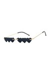 Sosoport 1 Pc Lunettes De Soleil Coeur Accessoires Disco Lunettes Accessoires Dété Pour Femmes Lunettes De Soleil Pour La Pl