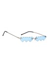 Sosoport 1 Pc Lunettes De Soleil Coeur Accessoires Disco Lunettes Accessoires Dété Pour Femmes Lunettes De Soleil Pour La Pl