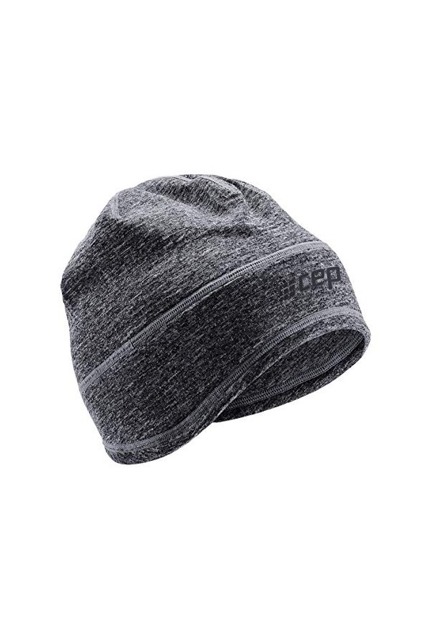 CEP Winter Run Beanie Taille unique Noir chiné