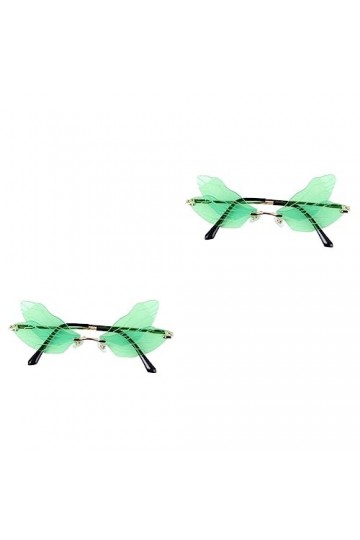 Abaodam 2 Pièces Des Lunettes De Soleil Lunettes De Soleil Aile De Libellule Irrégulier Lunettes Papillon Ailes De Fées Pour 