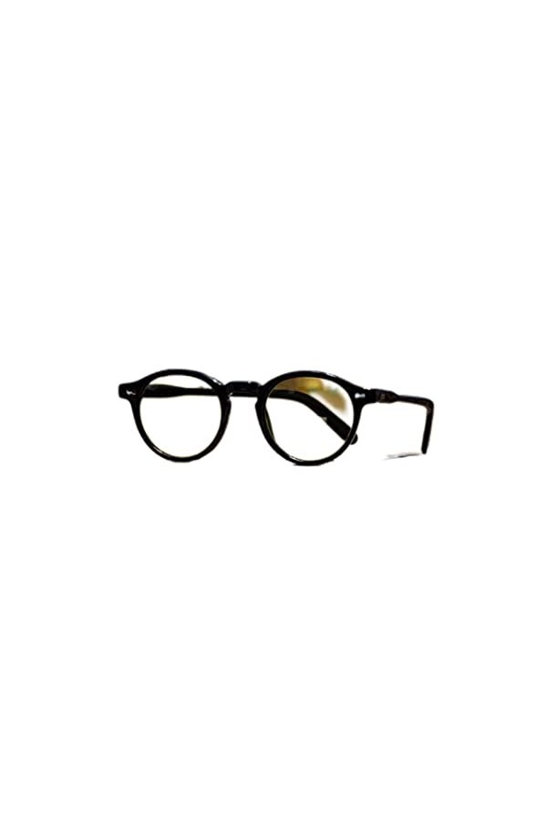 DSAI Lunettes de soleil rétro tendance pour homme et femme - Lunettes de soleil vintage à monture ronde - Verres jaunes - 1 s