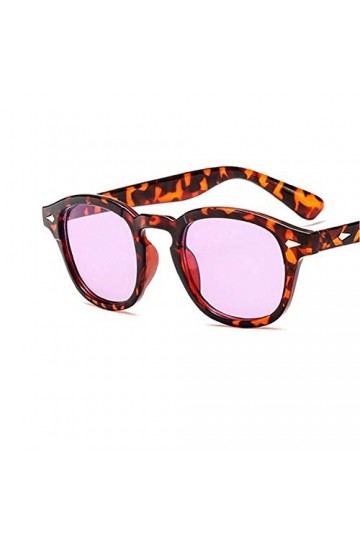 EDCPLM Lunettes De Soleil Hommes Femmes Style Lunettes De Soleil Rondes Lentilles Teintées Claires Marque Conception Fête Spe