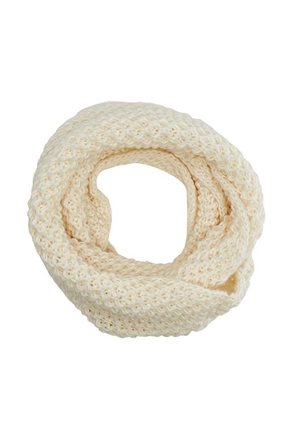 Levis Femme Classic Knit Infinity charpe pour temps froid, Crème, Taille unique EU