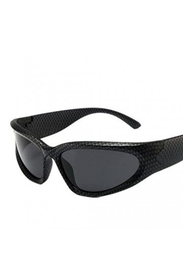 YANGQI Lunettes de soleil Steampunk tendance pour femme - Lunettes de soleil punk colorées - Lunettes de soleil pour femme - 