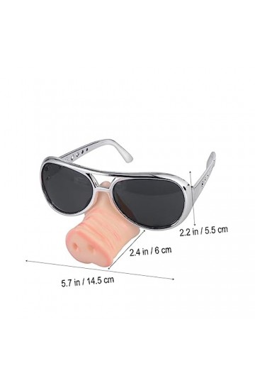 Toyvian 3 Pièces Costumes De Fête Lunettes De Nouveauté Lunettes De Soleil Déguisées Lunettes De Soleil De Mode Pour Femmes L